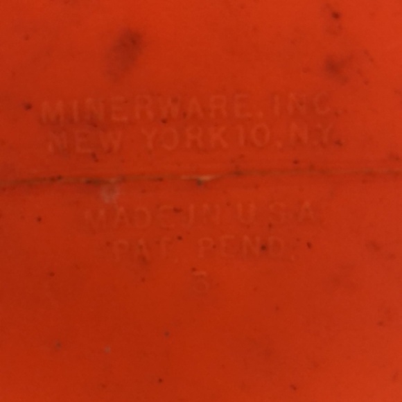 Vintage 1960s PINEAPPLE DRINK PITCHER ORANGE & GREEN MINERWARE~LUAU / TIKI PARTY - Picture 5 of 11